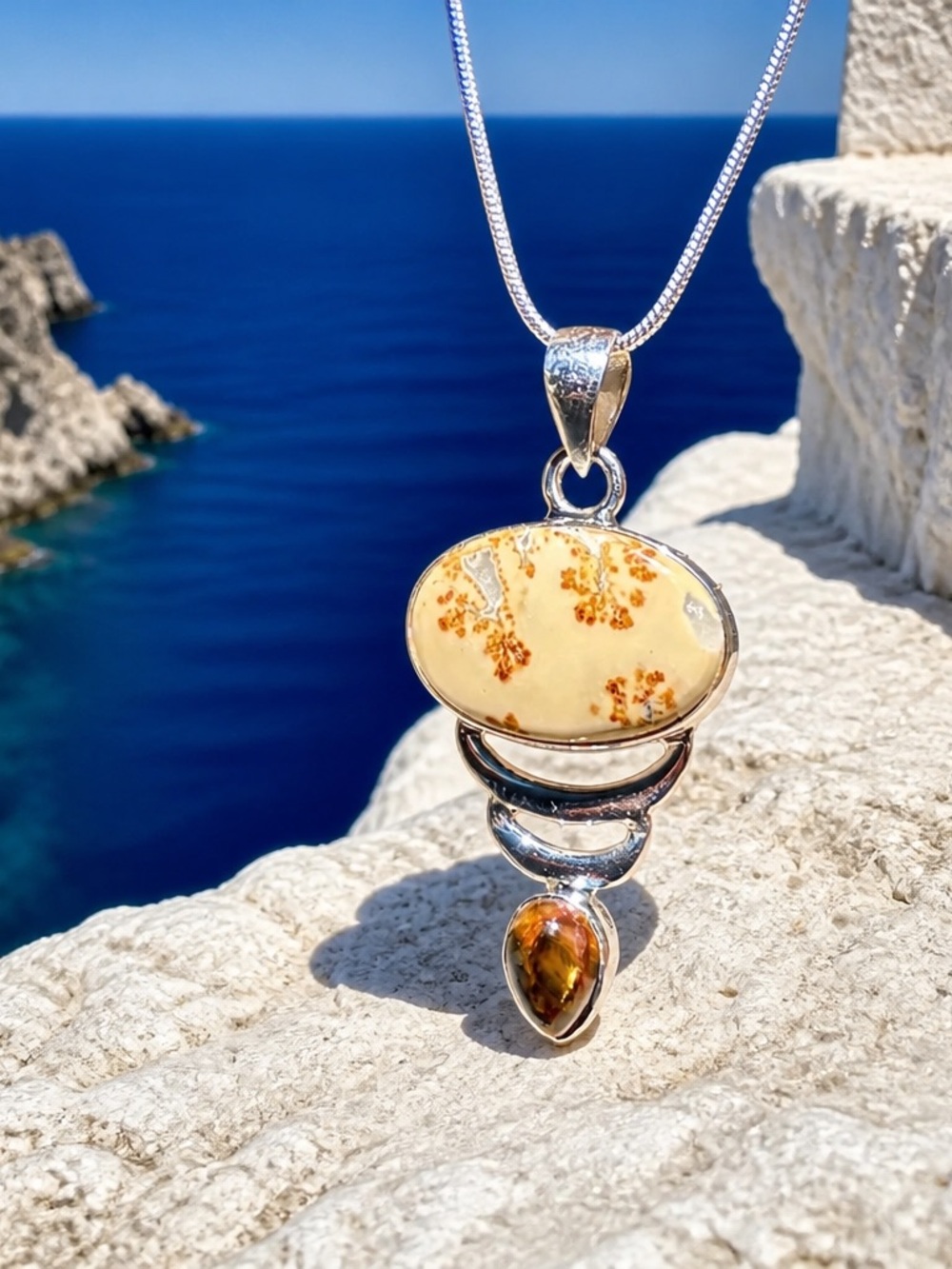 NEW! Maligano Jasper & Pietersite Necklace